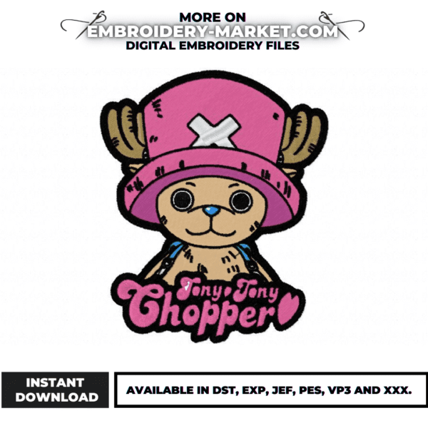 Anime Embroidery Design
