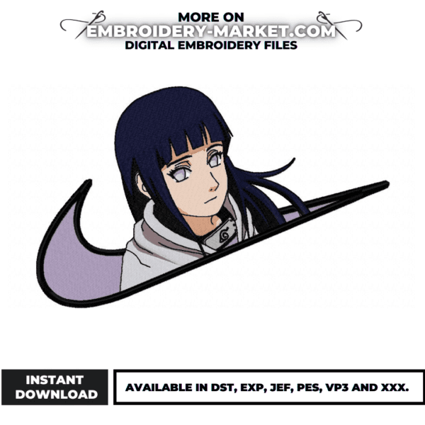 Anime Embroidery Design