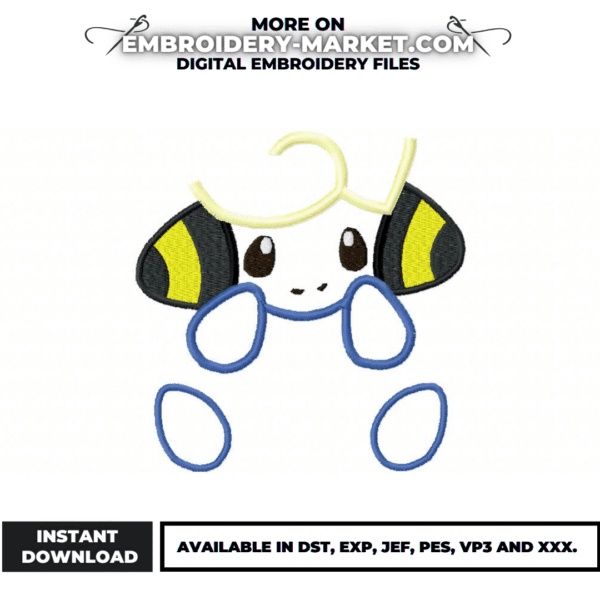 Anime Embroidery Design