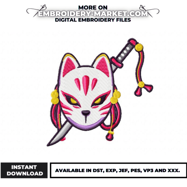 Anime Embroidery Design
