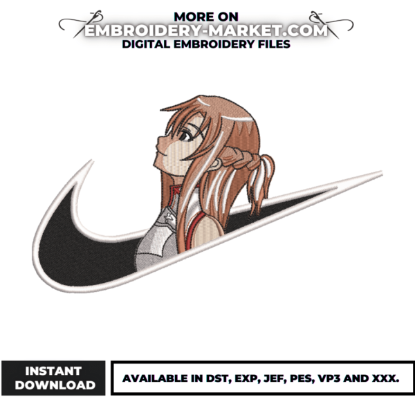 Anime Embroidery Design
