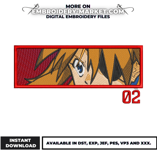 Anime Embroidery Design