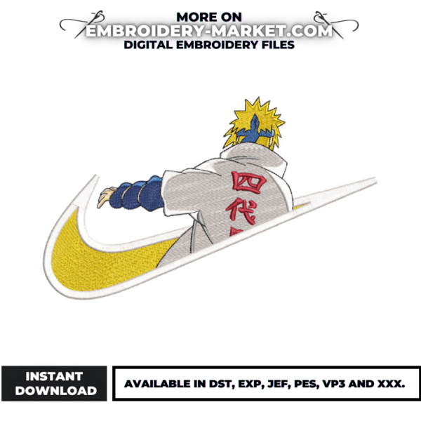 Anime Embroidery Design