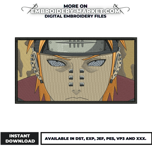 Anime Embroidery Design