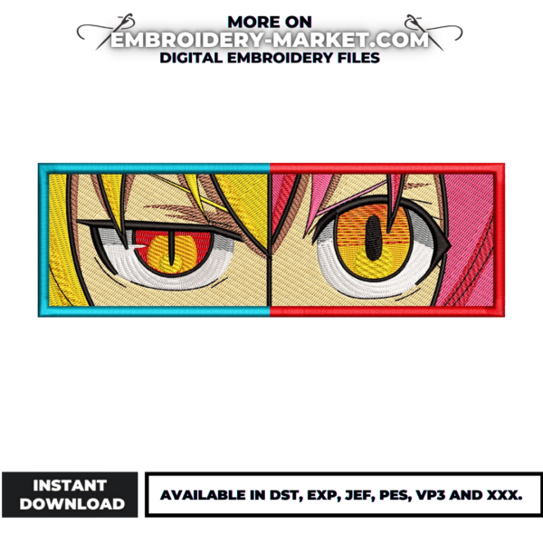 Anime Embroidery Design