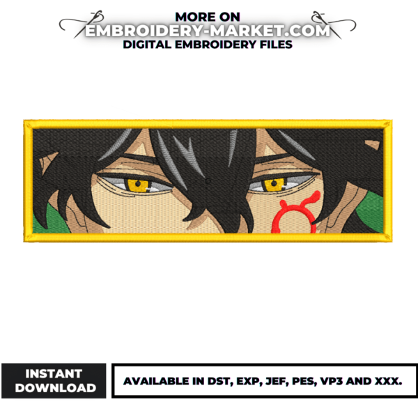 Anime Embroidery Design