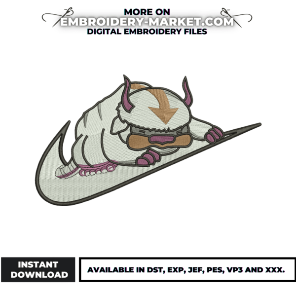 Anime Embroidery Design