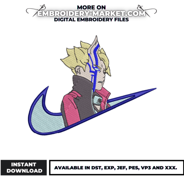 Anime Embroidery Design
