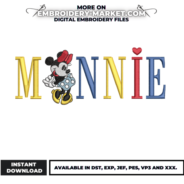 Anime Embroidery Design